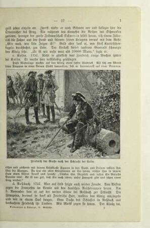 Friedrich der Große nach der Schlacht bei Kolin