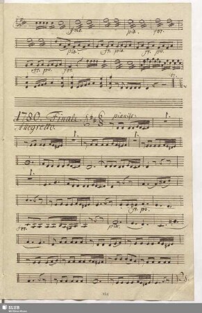 1780. Finale: Una vite son io vedovella / Seydelmann, F.