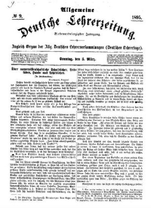 Über naturwissenschaftliche Schulbücher, Leitfäden, Hand- und Lehrbücher