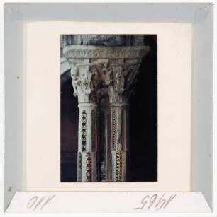 Monreale: Kloster, Kreuzgang, Kapitelle (Foto 1965)