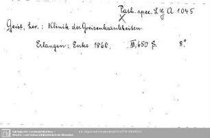 Pathologia specialis 1045: Pathologia specialis 1045