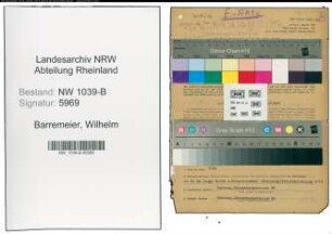 Entnazifizierung Wilhelm Barremeier , geb. 30.08.1898 (Beamter)