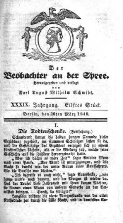 11. Stueck, 16. Maerz 1840