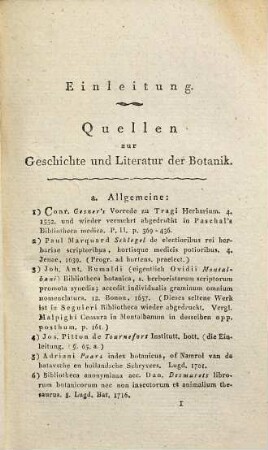 Anleitung zum gründlichen Studium der Botanik zum Gebrauche bey Vorlesungen und zum Selbstunterrichte