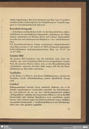 Kunstlicht-Fotografie