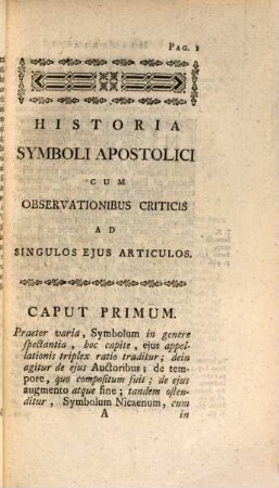 Historia Symboli Apostolici