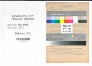 Entnazifizierung Otto Stahlmann , geb. 18.09.1899 (Inspektor)