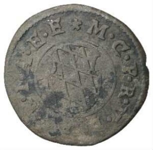 Fundmünze, 1/2 Batzen, 2 Kreuzer, 1623