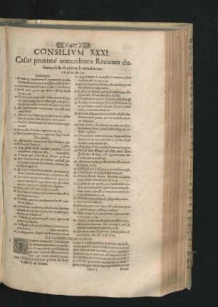 Consilium XXXI - Consilium XL.