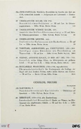 Neuere Gemälde (Nr. 43b-87)
