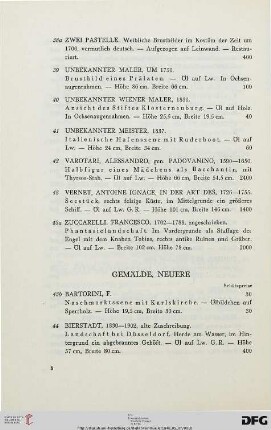 Neuere Gemälde (Nr. 43b-87)