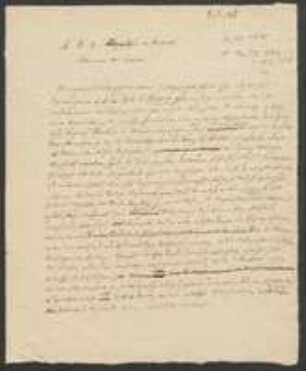 Brief von Regensburgische Botanische Gesellschaft an Oberpfalz und Regensburg / Kammer des Innern, geschrieben von August Emanuel Fürnrohr