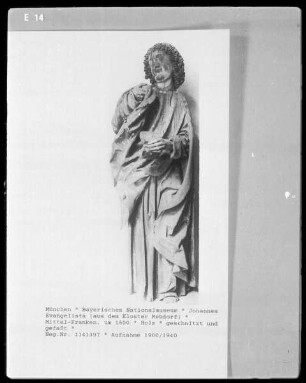 Heiliger Johannes Evangelist und weibliche Heilige