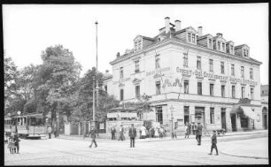 Dresden-Neustadt. Königsbrücker Straße, Bischofsweg, Restaurant Deutsche Reichskrone