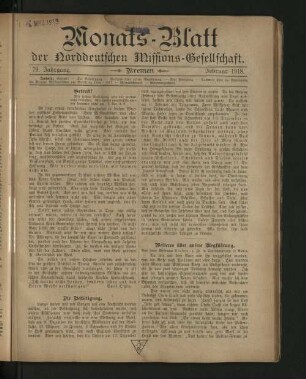 Februar 1918.