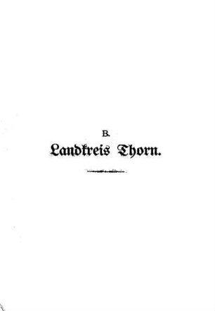B. Landkreis Thorn