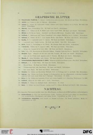 Graphische Blätter (Nr. 720-747)