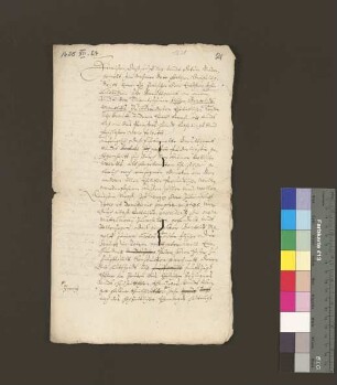 Ehevertrag/Eheberedung: Lubbeke, Johann oo Menolff z. Lüerdissen, Ilsche