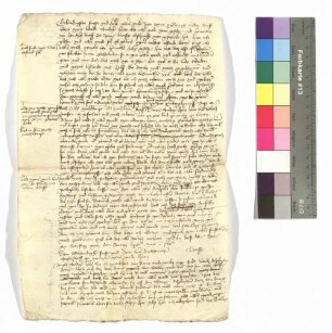 Graf Kraft von Hohenlohe an den Bischof von Mainz ( Konzept).