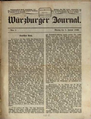 Würzburger Journal. 1849,1/6