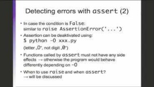 Solution oriented error handling