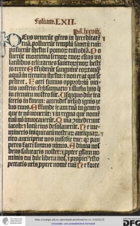 Psalmus lxxviii.