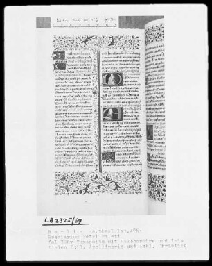 Breviarium Petri Mileti — ---, Folio 306versoBuchseite