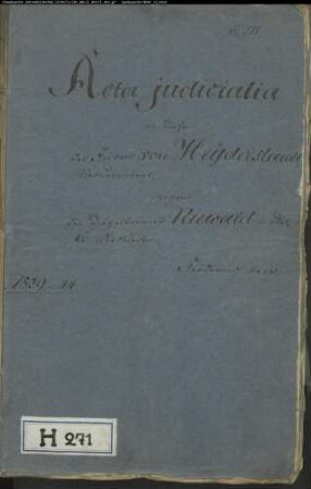 von Heiderstädt (Heyderstädt), Fiskal gegen Ziegelbrenner Niewald in Dalbke