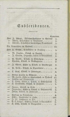 Subscribenten.