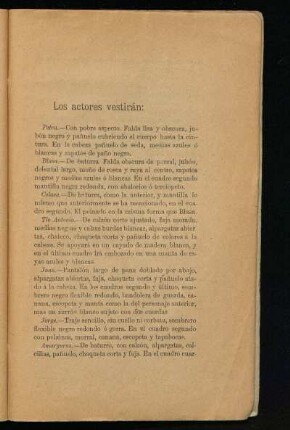 Los actores vestirán