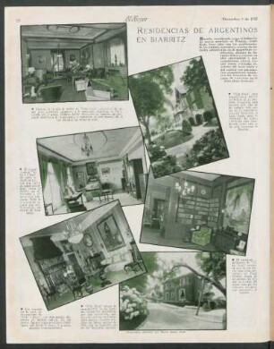 Residencias de argentinos en Biarritz