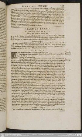 Psalmus LXXXIII