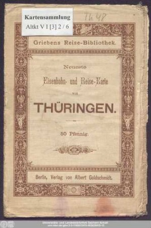 Karte von Thüringen