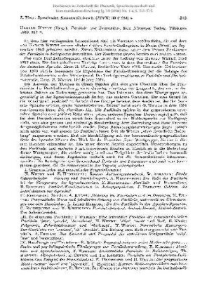 Harald Weydt (Hrsg.): Partikeln und Interaktion [Rezension]