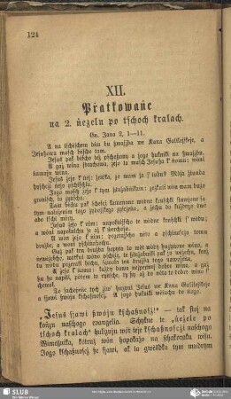XII. Pṙatkowaṅe na 2. ṅeżelu po tschoch kralach