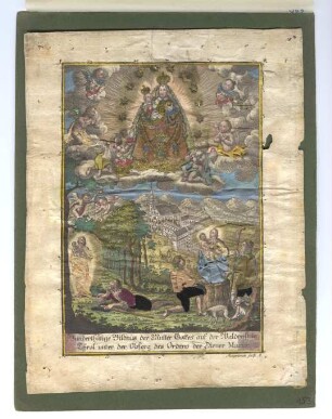 "Wunderthätige Bildnus der Mutter Gottes auf der Waldrast in Ty (kleines Andachtsbild)