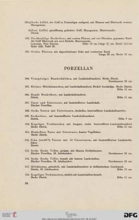 Porzellan (Nr. 504-549)