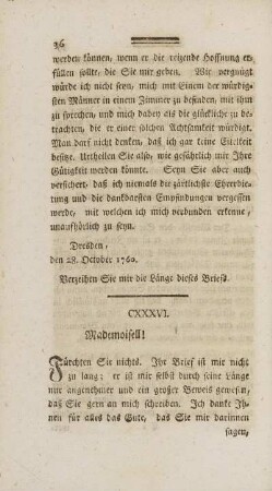CXXXVI. Mademoisell!