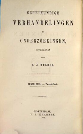 Bouwstoffen tot de Kennis van de Kleigronden der Provincie Groningen