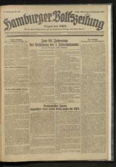 Hamburger Volkszeitung : kommunistische Tageszeitung für Hamburg und Umgebung