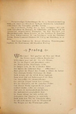 Bericht über die ... Generalversammlung des Bayerischen Gymnasiallehrervereines. 19. 1897