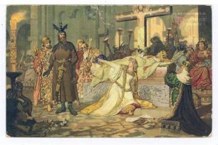Chriemhild an der Bahre Siegfrieds [R]