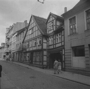 Schwerin. Schelfstadt, Blick entlang der Puschkinstraße