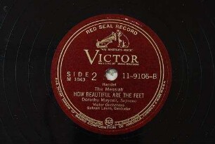 The Messiah : How beautiful are the feet / Handel