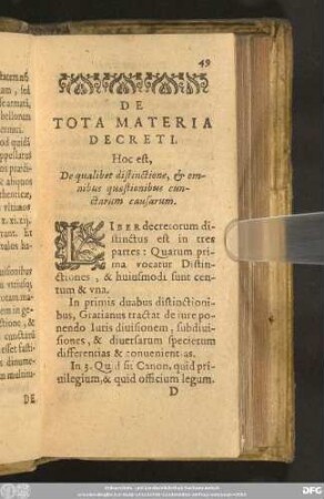 De Tota Materia Decreti.