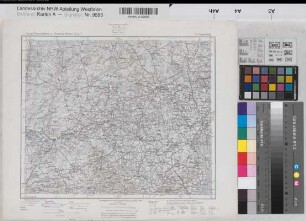 Deutsches Reich topographische Karte des Deutschen Reiches Nr. 71 Cloppenburg 1919 1 : 200 000 28 x 34 Kartographische Abteilung der Preußischen Landesaufnahme Benkhausen