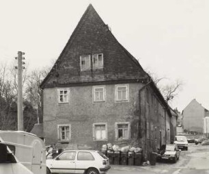 Mittweida, Wohnhaus : Mittweida, Wohnhaus, Pfarrberg 3, nach 1672, 1840, Giebel