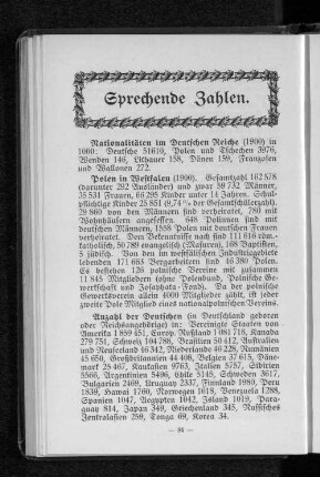Sprechende Zahlen.
