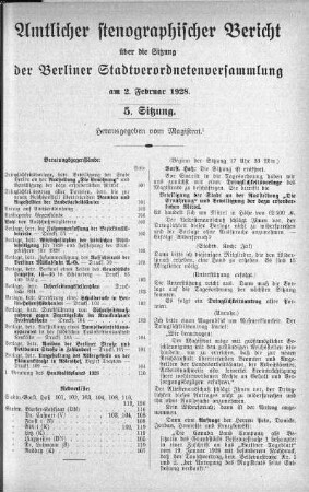 No. 5, 2. Februar 1928