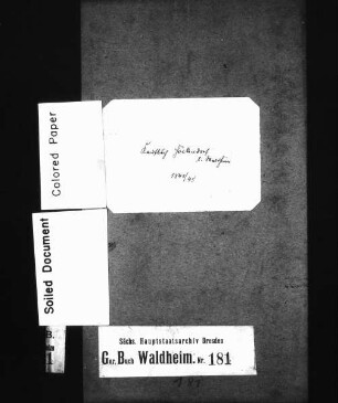 Gerichtshandelsbuch von Höckendorf (bei Waldheim)